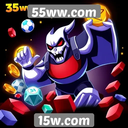 Variedade de jogos disponíveis no 55ww.com